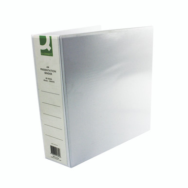 Q-Connect 4D-RBINDER 65MM A4 WHT PK6 - -