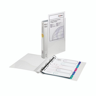 Snopake Presntaton 4 Rng Bndr A4 Clr - -
