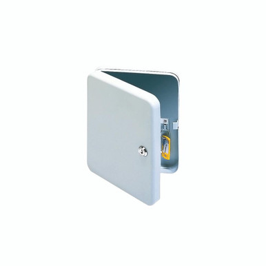 Q-Connect 20-KEY Cabinet Pearl GREY - Key Cabinets -
