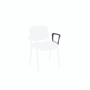 Jemini Arms For Stkg Chair BLK PK2 - -