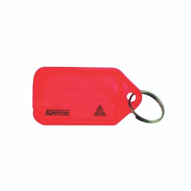 Kevron Clicktag Key Tag Red PK100 - Key Tags & Reels -