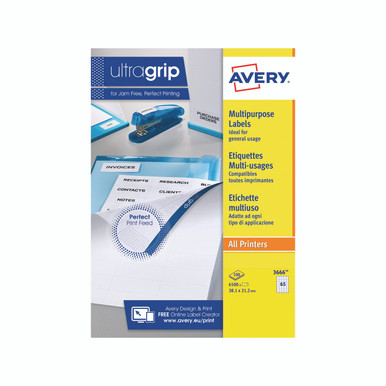 Avery Multi Labels 65 Sheet - -