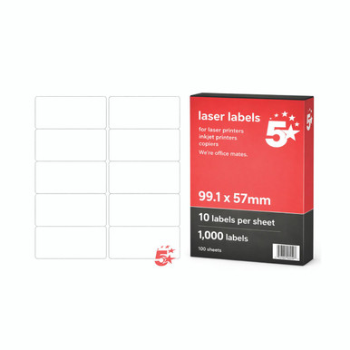 A4 Addr/Parcel Lab 99.1X57MM PK1000 - -