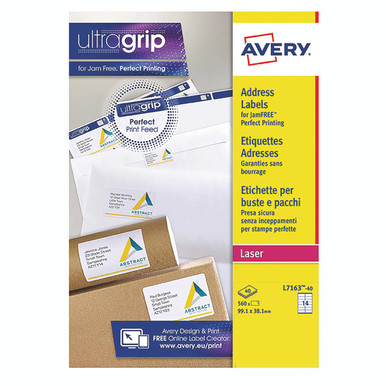 Avery Lsr Add Lbls WHT 14L/SHT BX 40 - -