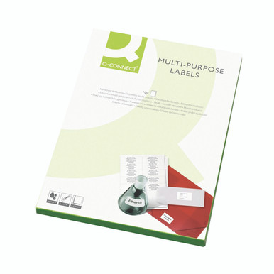 Q-Connect Multipurpose Labels PK1600 - -