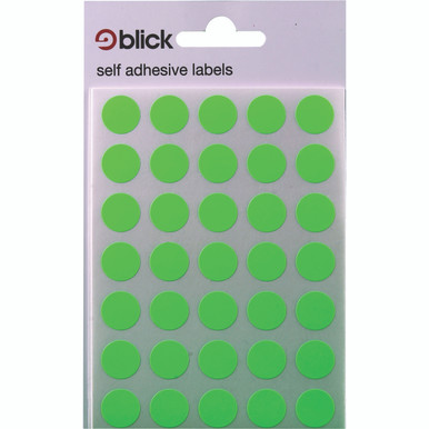 Blick Flourscent Lbls 13MM GRN P2800 - -
