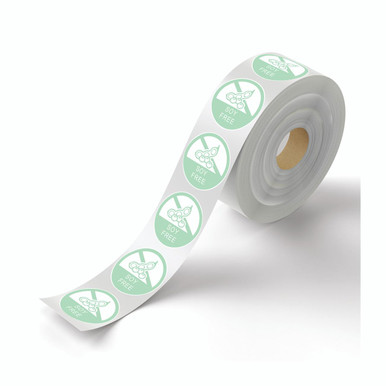 Food Label Soy Free 25MM (PK1000)