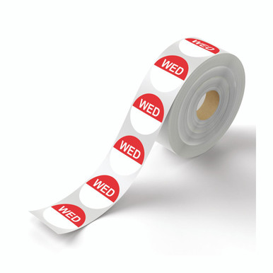Food Rotation Label Wednesday PK3500 - Food & Groceries -