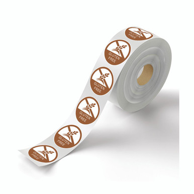 Food Label Gluten Free 25MM (PK1000) - Food & Groceries -