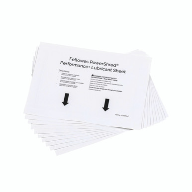 Fellowes Powershred Lub Sheets PK10 - -