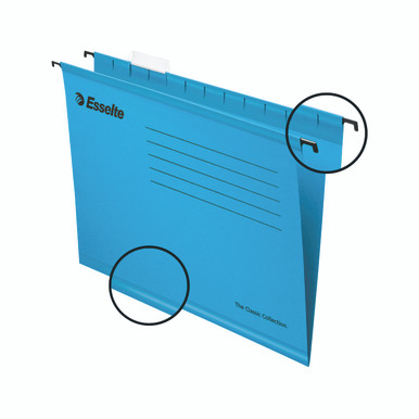 Esselte Suspension File A4 BLU PK25 - -