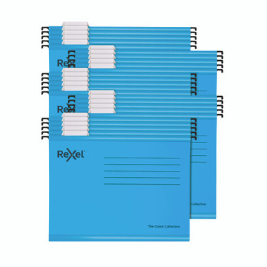 Rexel Classic Blue Susp Files PK25 - -