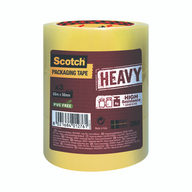 Scotch HD Packing Tape 50X66 Clr P3 - -