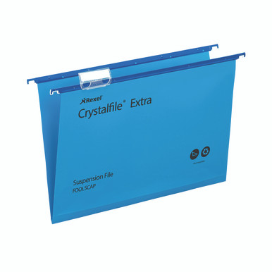 Rexel Crystalfile Susn File BLU PK25 - -