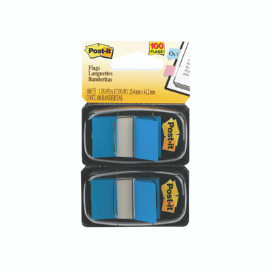 Postit Index Flag Dispenser Blue PK2 - -