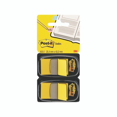 Postit Index Flag Dispenser Ylw PK2 - -