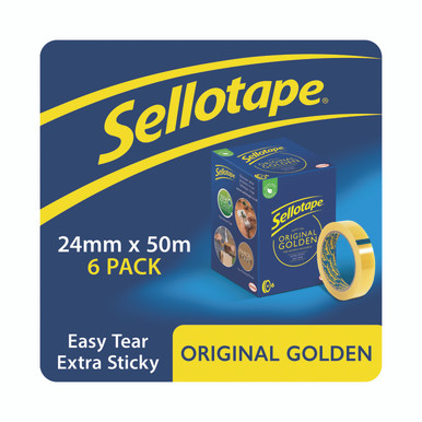 Sellotape Orig Tape 24MMX50M PK6 - -