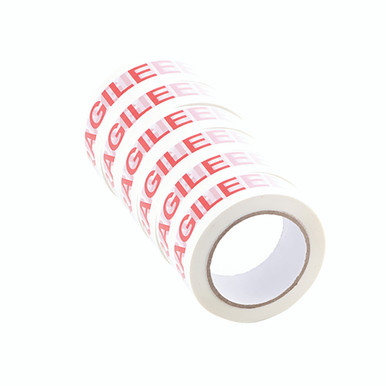 Q-Connect Fragile Tape 48MMX66M PK6 - -