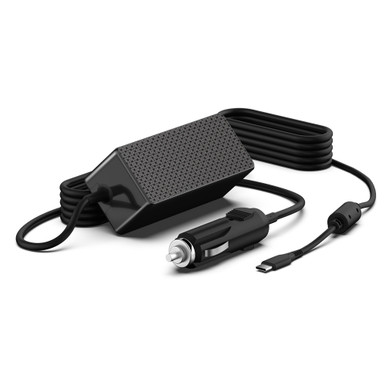 100W USB-C Car charger with self adjusting output voltage for all USB-C powered devices up to 100W - -