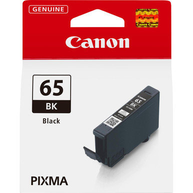Canon CLI65BK Black Standard Capacity Ink Cartridge 13ml - 4215C001 - Standard Capacity Ink - Long-Lasting Ink