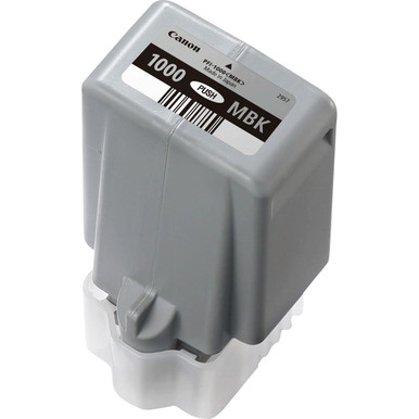 Canon PFI1000MBK Matte Black Standard Capacity Ink Cartridge 80ml - 0545C001 - Matte Black - Standard Capacity