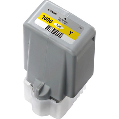 Canon PFI1000Y Yellow Standard Capacity Ink Cartridge 80ml - 0549C001 - Yellow - Standard Capacity