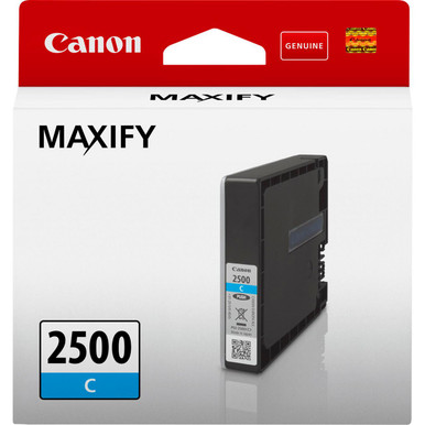 Canon PGI2500C Cyan Standard Capacity Ink Cartridge 700 pages - 9301B001 - Canon MAXIFY MB Series Ink Cartridges - Canon MAXIFY MB5150 Ink Cartridges