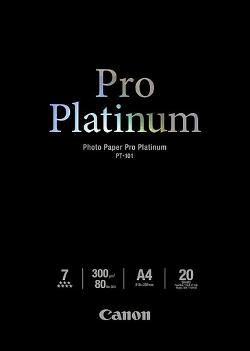 Canon PT-101 photo paper Black High-gloss - Professional Paper - Studio Finish