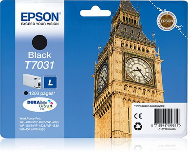 Epson Big Ben Ink Cartridge L Black 1.2k - Epson WorkForce Pro Series Ink Cartridges - Epson WorkForce Pro 4015DN Ink Cartridges