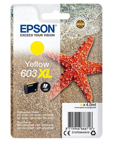 Epson C13T03A44010 (603XL) Ink Cartridge Original Yellow - Epson WorkForce Series Ink Cartridges - Epson WorkForce WF-2810DWF Ink Cartridges