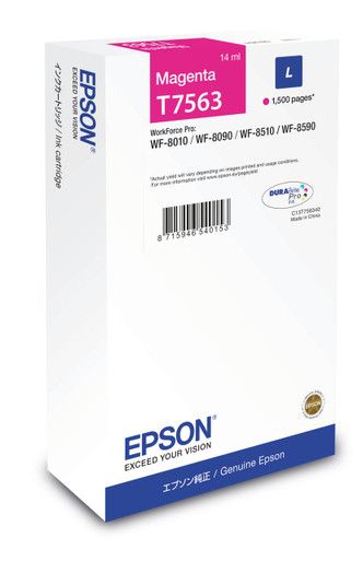 Epson Ink Cartridge L Magenta - Epson WorkForce Pro Series Ink Cartridges - Epson WorkForce Pro WF-8010DW Ink Cartridges