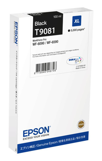 Epson Ink Cartridge XL Black - Epson WorkForce Pro Series Ink Cartridges - Epson WorkForce Pro WF-6090DTWC Ink Cartridges