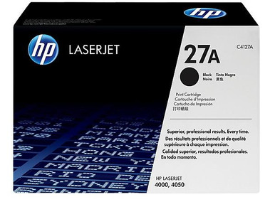HP 27X Original Black Toner Cartridge - HP LaserJet Series Toner Cartridges - HP LaserJet 4000 Toner Cartridges