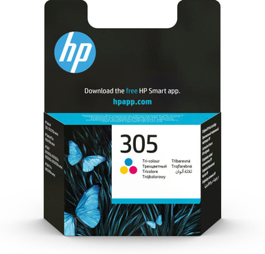 HP 305 Tricolour Standard Capacity Ink Cartridge - 3YM60AE - HP ENVY Series Ink Cartridges - HP Envy 6452 All-in-One Ink Cartridges