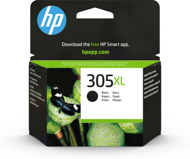 HP 305XL High Yield Original Ink Cartridge Black 3YM62AE - HP ENVY Series Ink Cartridges - HP Envy 6452 All-in-One Ink Cartridges