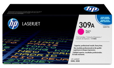 HP 309A Original Magenta Toner Cartridge - HP Color LaserJet Series Toner Cartridges - HP Color LaserJet 3500 Toner Cartridges