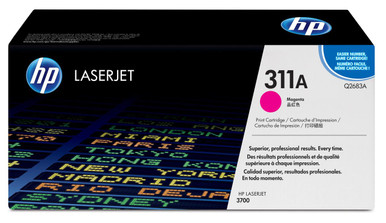 HP 311A Original Magenta Toner Cartridge - HP Color LaserJet Series Toner Cartridges - HP Color LaserJet 3700 Toner Cartridges