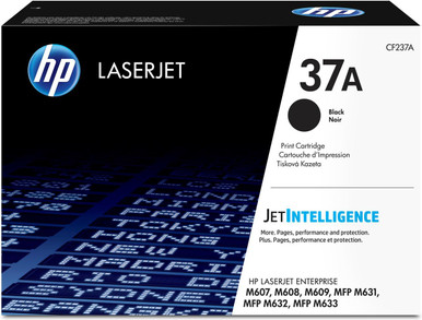 HP 37A Original Black - HP LaserJet Enterprise Series Toner Cartridges - HP Laserjet Enterprise M607dn Toner Cartridges