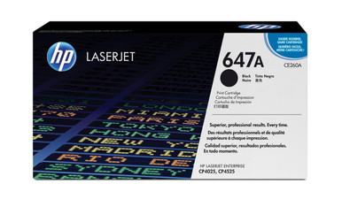 HP 647A Original Black Toner Cartridge - HP Color LaserJet CM Series Toner Cartridges - HP Color LaserJet CM4540 mfp Toner Cartridges