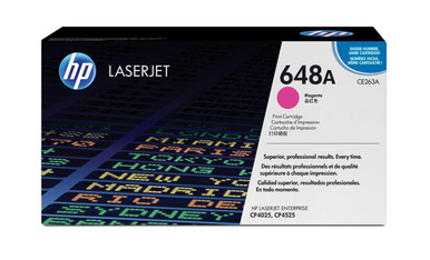 HP 648A Original Magenta Toner Cartridge - HP Color LaserJet CP Series Toner Cartridges - HP Color LaserJet CP4025N Toner Cartridges