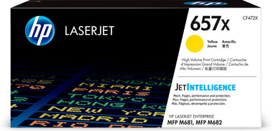 HP 657X Original Yellow - HP Colour LaserJet Enterprise Cartridges - HP Colour LaserJet Enterprise 681z Cartridges