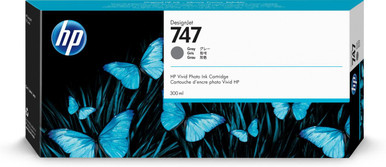 HP 747 Grey Standard Capacity Ink Cartridge 300ml - P2V86A - Standard Capacity - 300ml