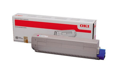 OKI 44844506 Original Magenta Toner Cartridge - Oki C Series Toner Cartridges - Oki C831n Toner Cartridges