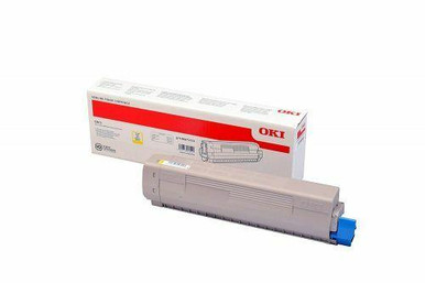 OKI Yellow Toner Cartridge 5K pages - 46471113 - Printer Supplies - Office Equipment