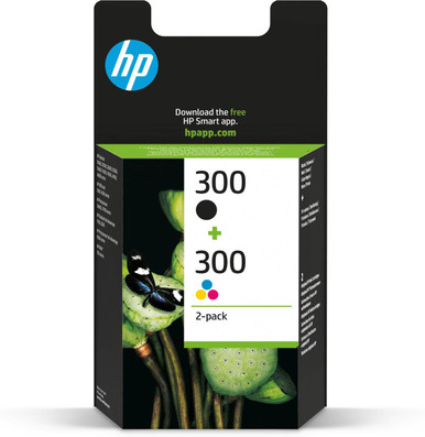 Original HP 300 Black,Cyan, Magenta, Yellow Multipack of Ink Cartridges (CN637EE) - HP DeskJet D Series Ink Cartridges - HP DeskJet D2600 Ink Cartridges