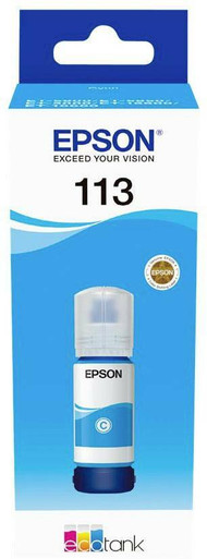 Epson 113 EcoTank Cyan Ink (C13T06B240) - Epson EcoTank Series Ink Cartridges - Epson