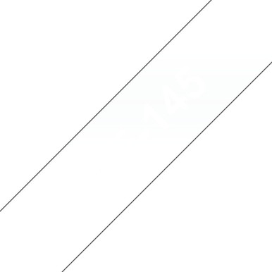 Brother Tze145 White On Clear 18Mm Gloss - Paper & Labels - Clear Gloss