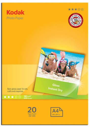 PHOTO GLOSS PAPER A4 180GSM (20 PACK) - A4 Gloss Photo Paper - Photo Paper