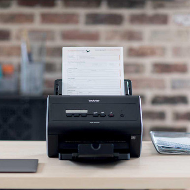 Brother ADS-2400N scanner ADF scanner 600 x 600 DPI A4 Black - Office Equipment - Ima