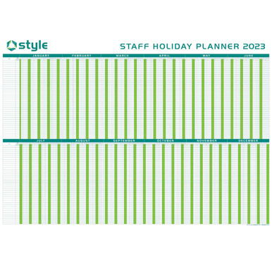 Style Double-Sided Year and Holiday Wall (Pack 20) - Calendars - Organizers